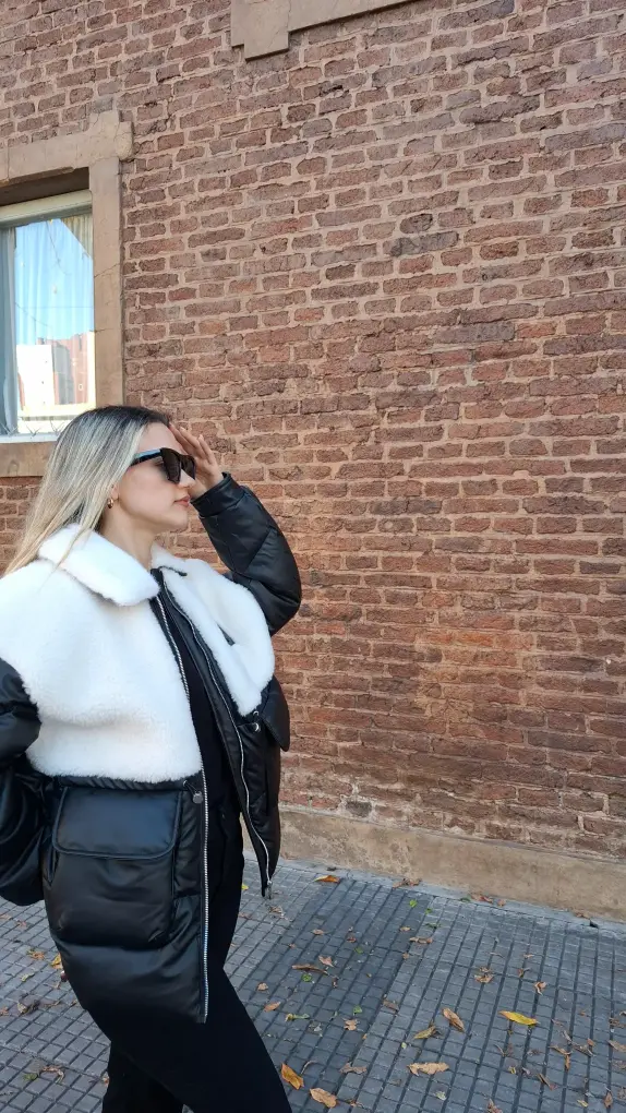 Campera de mujer con peluche