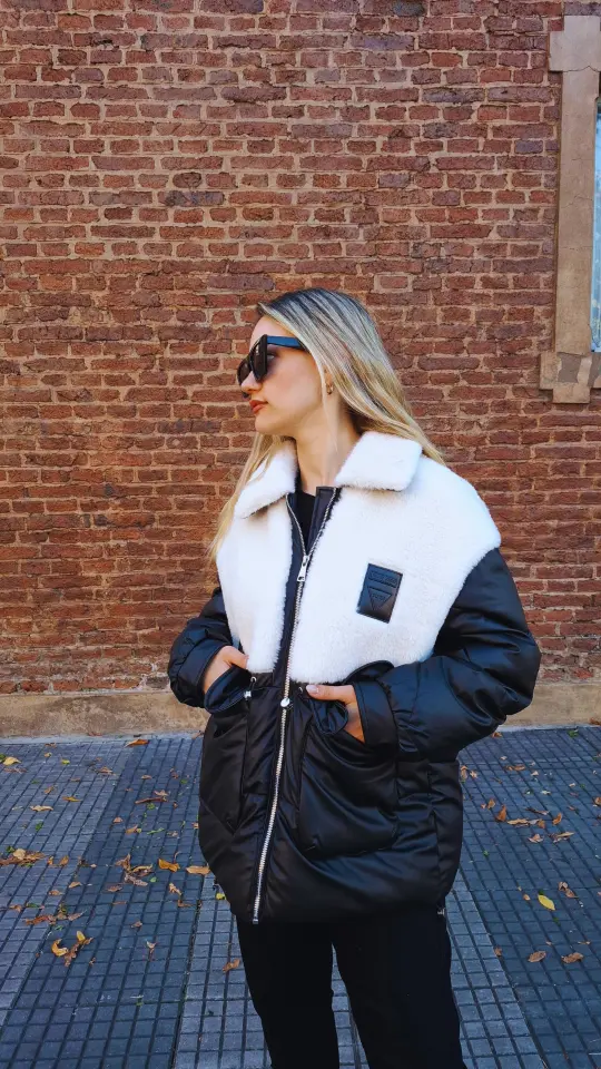 Campera de mujer con peluche