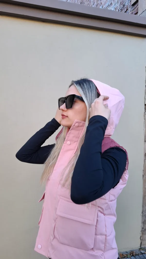 Chaleco Kuromi Rosa