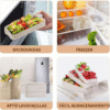 Lunchera Ecológica Apilable con Compartimentos | Bento Box con Cubiertos